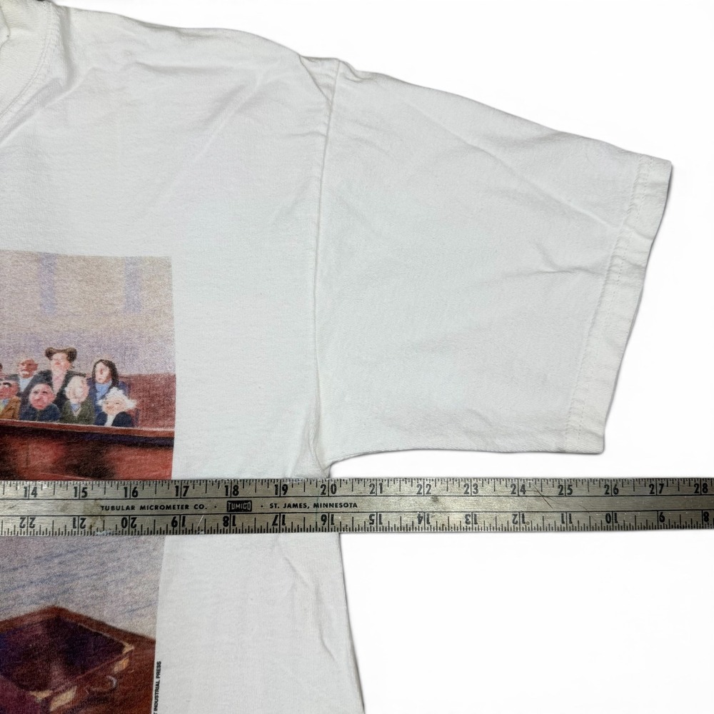 Jeff Leedy Counsel Approaching The Bench Shark Lawyer Humor Size L T-Shirt White - Picture 6 of 7